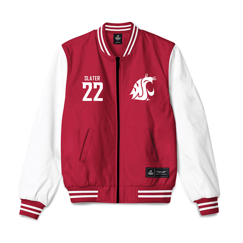 WSU - NCAA Women's Soccer : Maycen Slater - Bomber Jacket-0