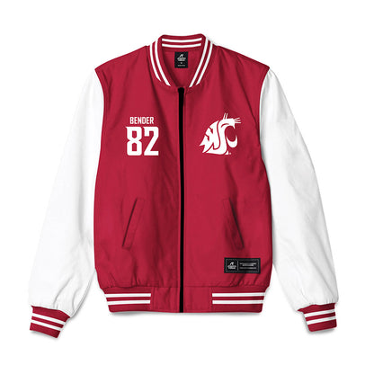 WSU - NCAA Football : Oliver Bender - Bomber Jacket-0