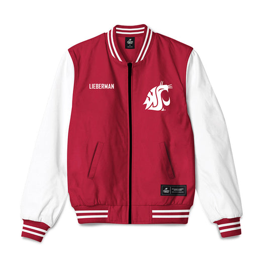 WSU - NCAA Baseball : Harvey Lieberman - Bomber Jacket-0