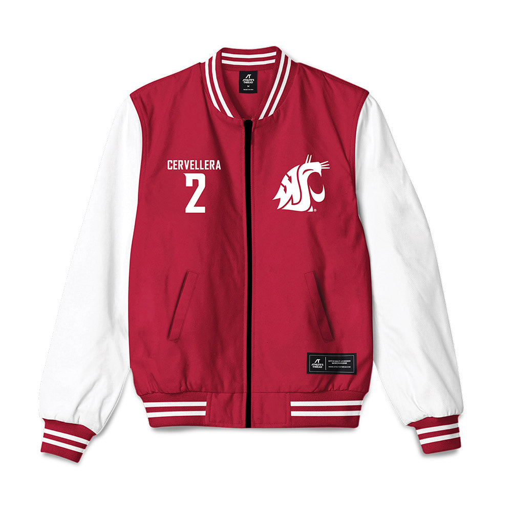 WSU - NCAA Women's Volleyball : Madyn Cervellera - Bomber Jacket-0