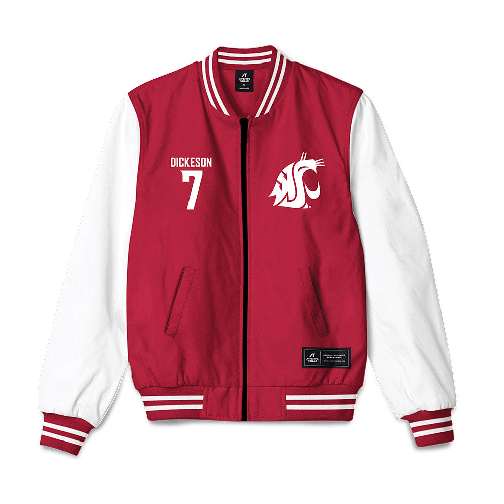 WSU - NCAA Women's Volleyball : Julia Dickeson - Bomber Jacket-0