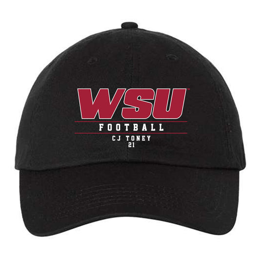 WSU - NCAA Football : CJ Toney - Dad Hat-0