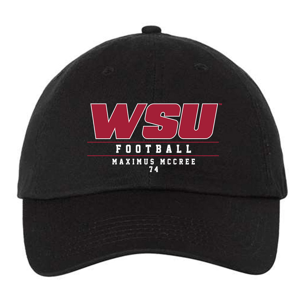 WSU - NCAA Football : Maximus McCree - Dad Hat-0