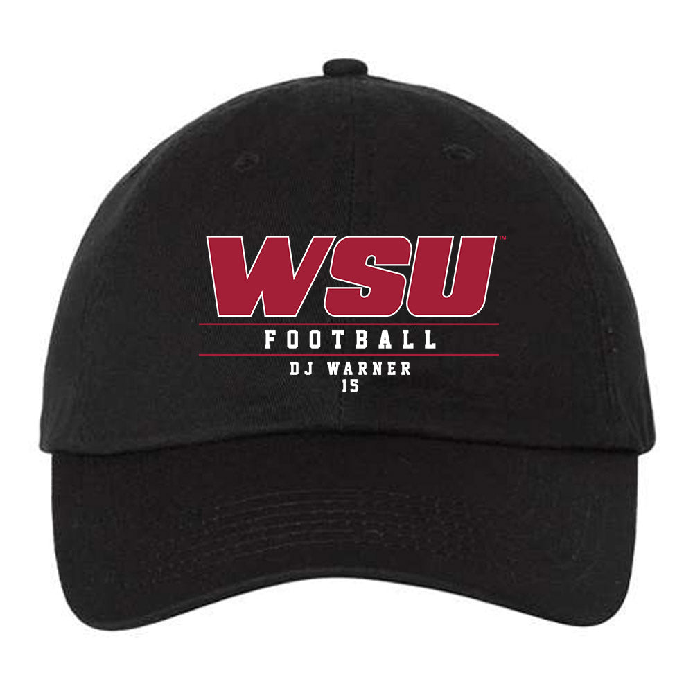WSU - NCAA Football : DJ Warner - Dad Hat-0
