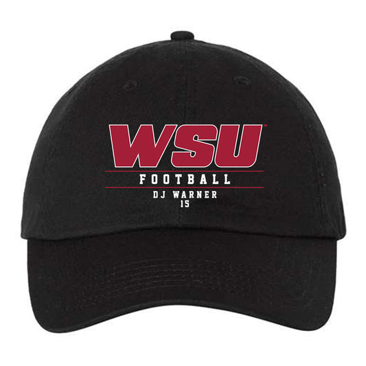 WSU - NCAA Football : DJ Warner - Dad Hat-0