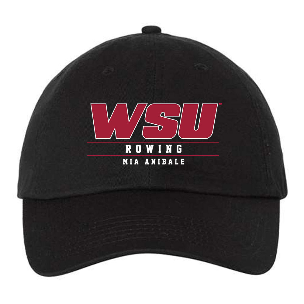 WSU - NCAA Women's Rowing : Mia Anibale - Dad Hat-0