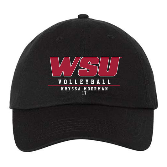 WSU - NCAA Women's Volleyball : Kryssa Moerman - Dad Hat-0