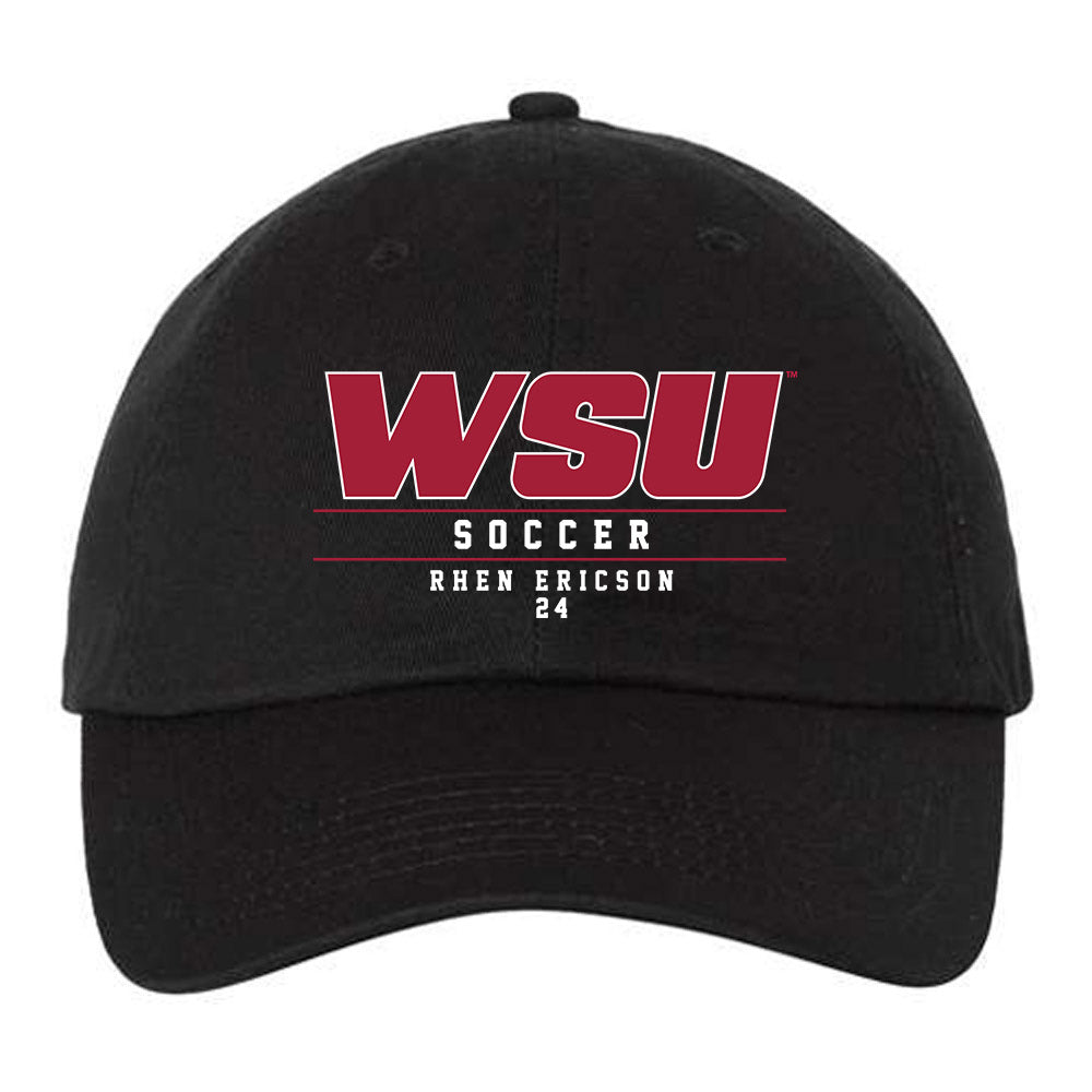 WSU - NCAA Women's Soccer : Rhen Ericson - Dad Hat-0