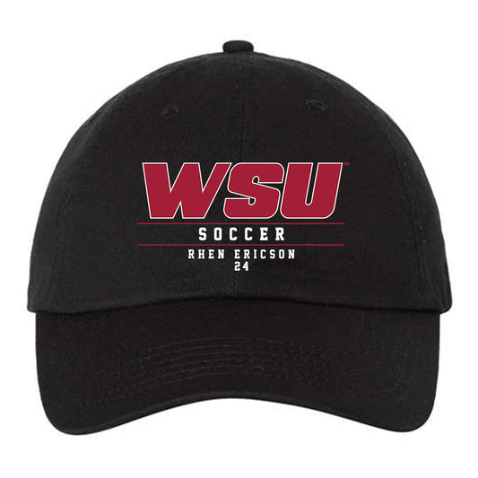 WSU - NCAA Women's Soccer : Rhen Ericson - Dad Hat-0
