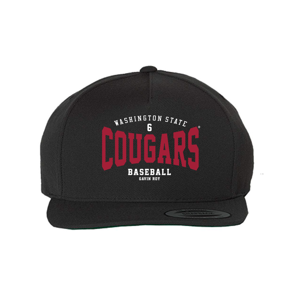 WSU - NCAA Baseball : Gavin Roy - Snapback Hat-0