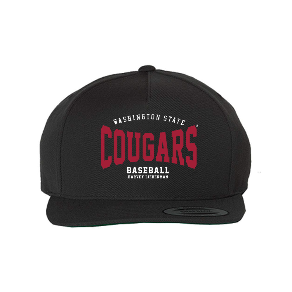 WSU - NCAA Baseball : Harvey Lieberman - Snapback Hat-0