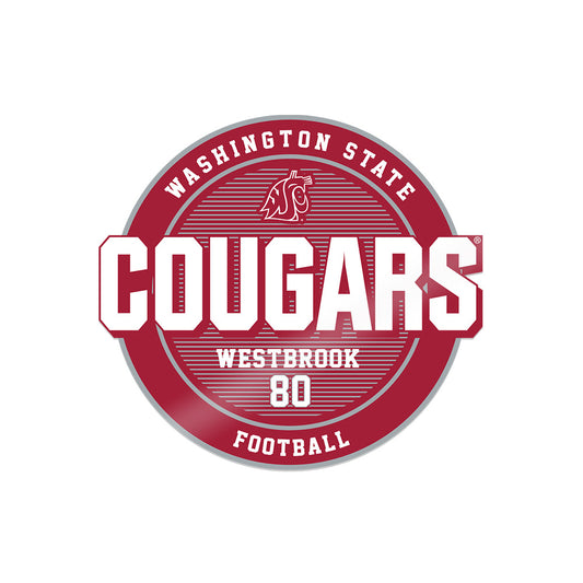 WSU - NCAA Football : Noah Westbrook - Sticker-0