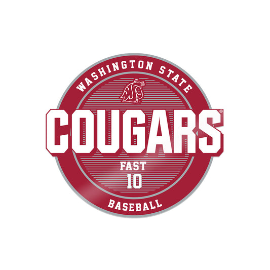 WSU - NCAA Baseball : Taber Fast - Sticker-0