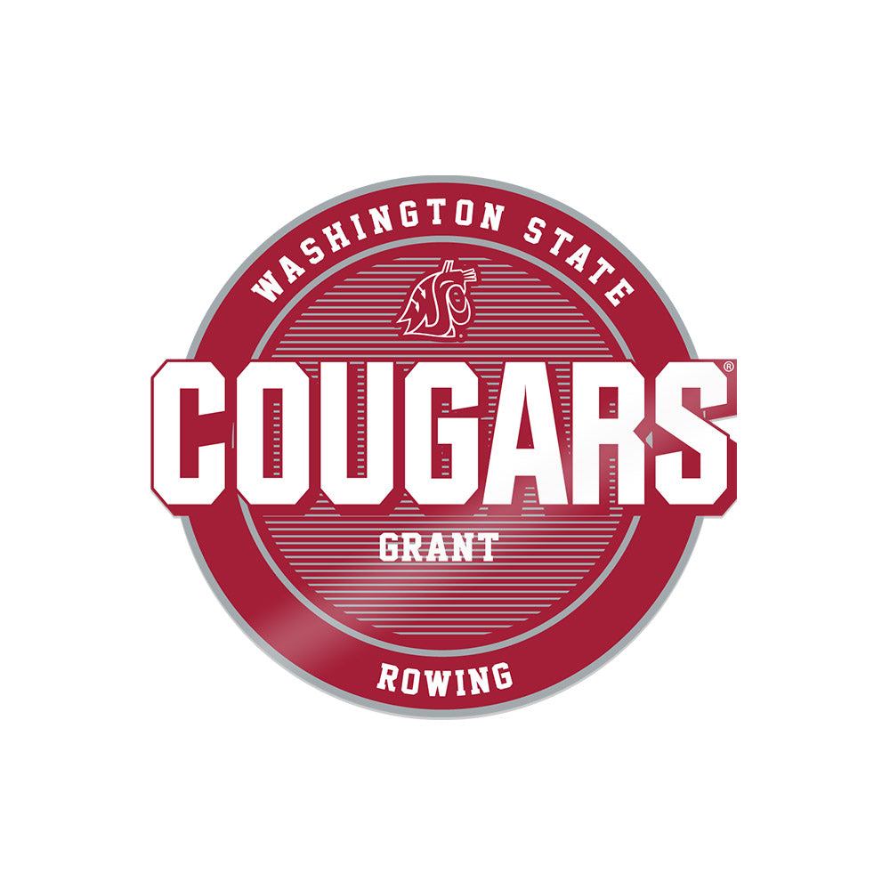 WSU - NCAA Women's Rowing : Lilly Grant - Sticker-0