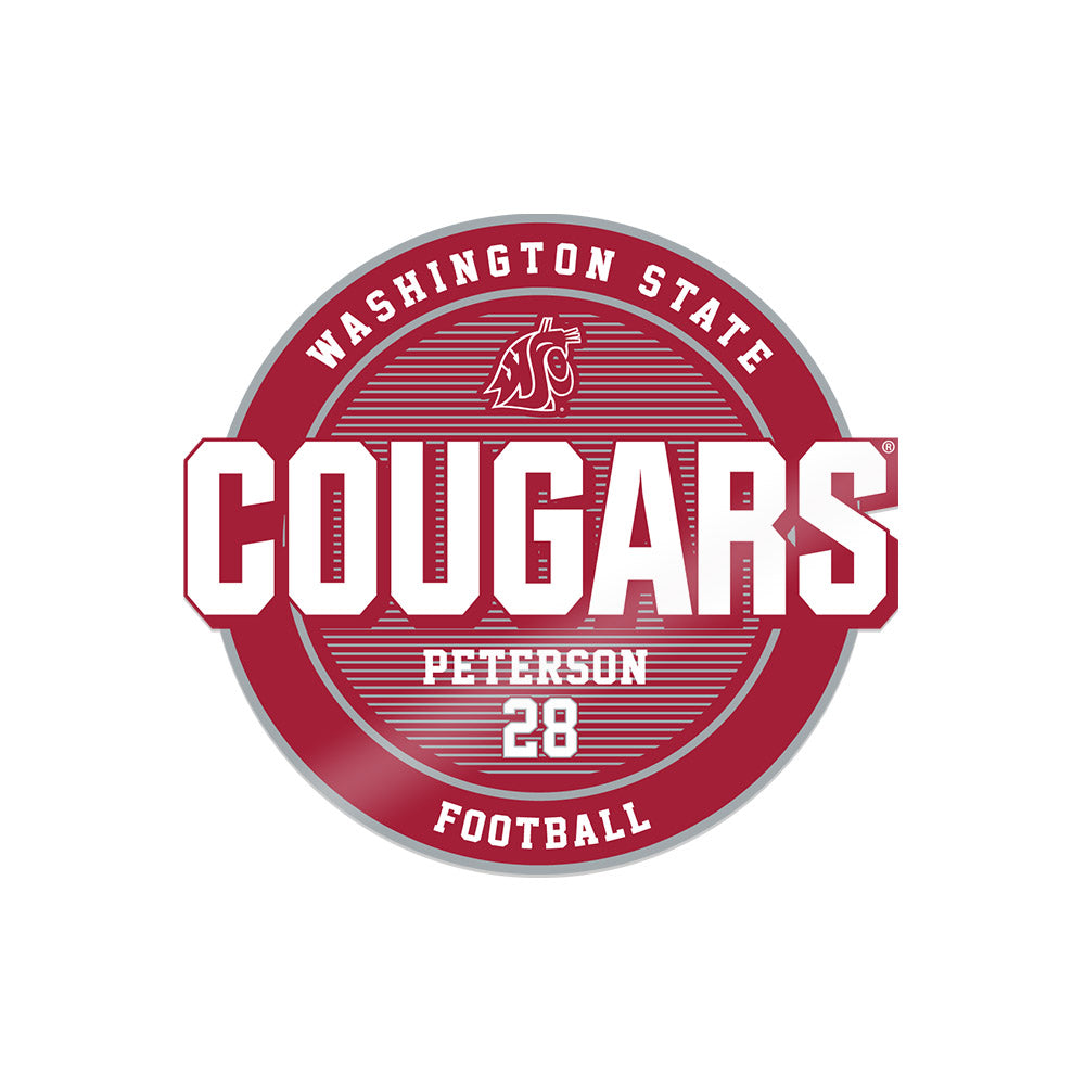 WSU - NCAA Football : Kyle Peterson - Sticker-0
