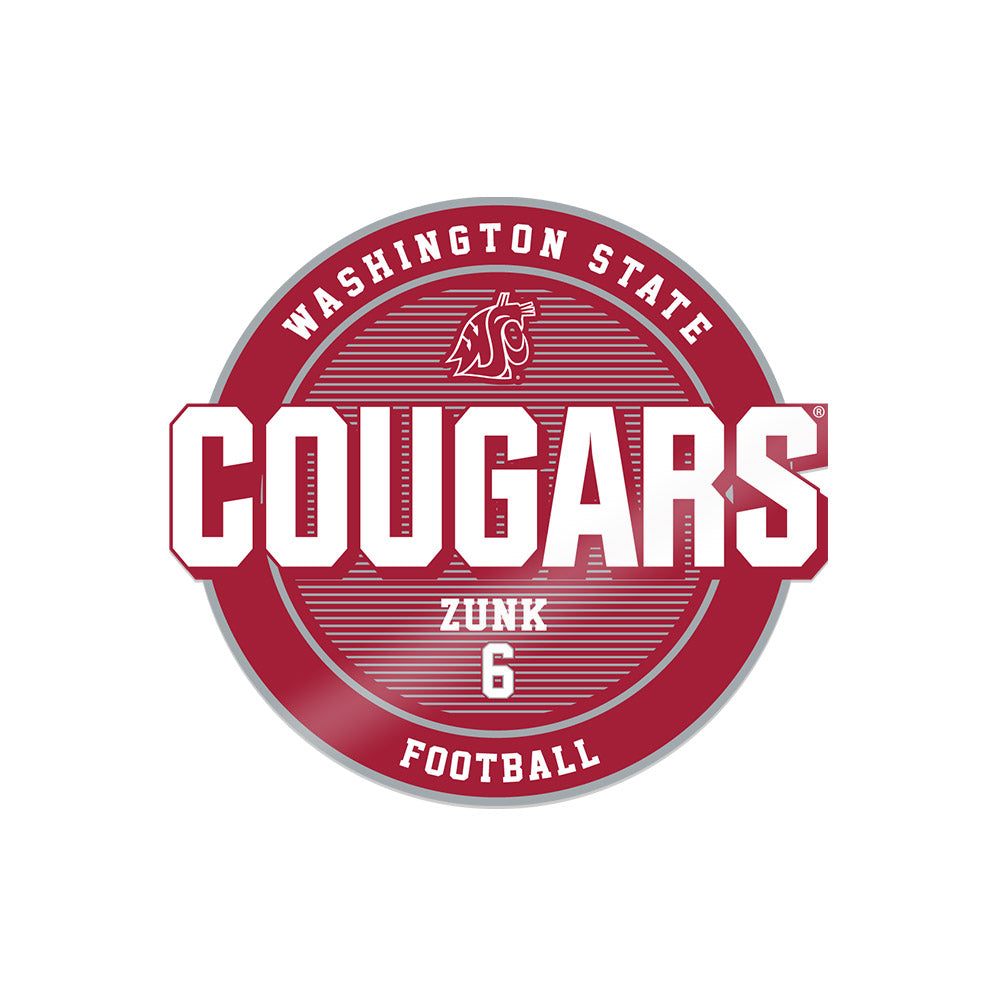 WSU - NCAA Football : Linus Zunk - Sticker-0