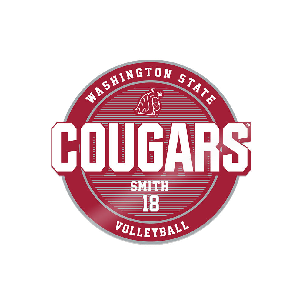 WSU - NCAA Women's Volleyball : Ella Smith - Sticker-0