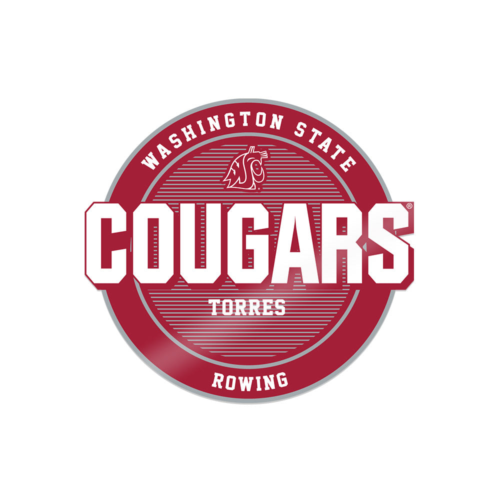 WSU - NCAA Women's Rowing : Sara Torres - Sticker-0