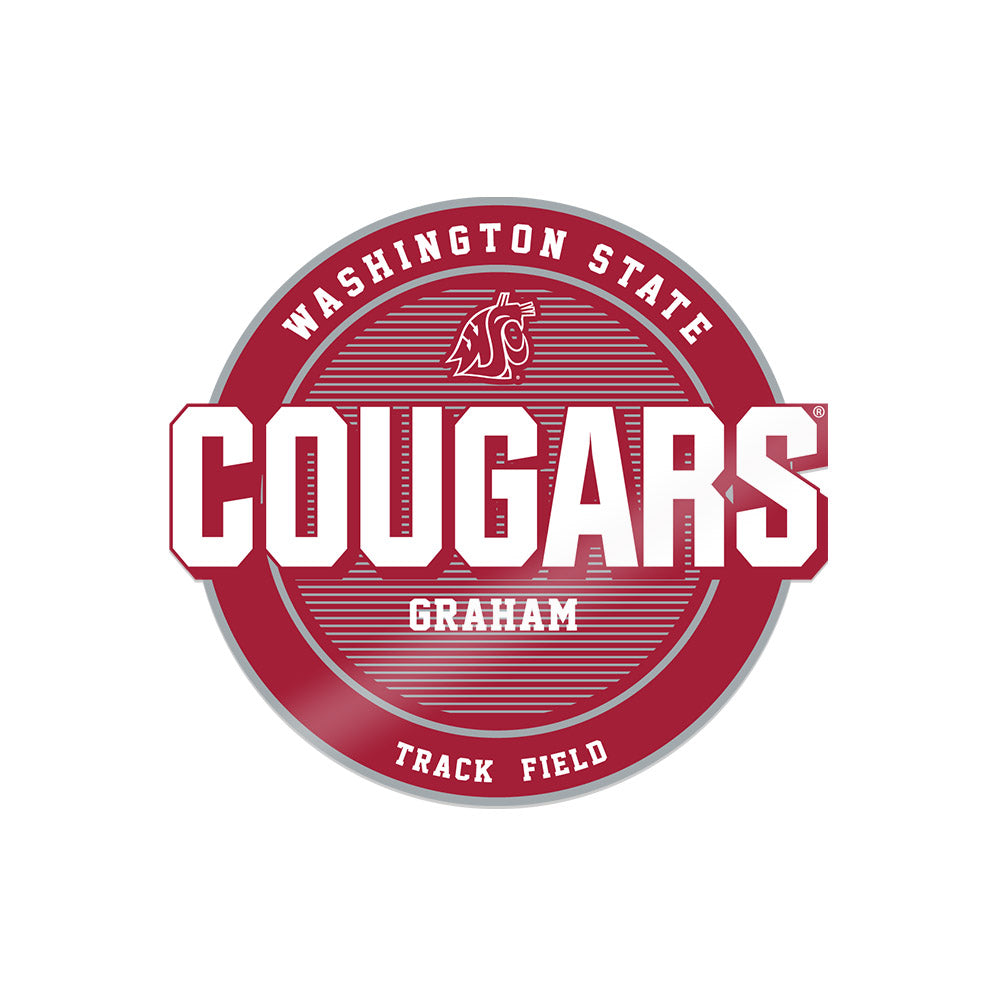 WSU - NCAA Women's Track & Field : Lashanna Graham - Sticker-0