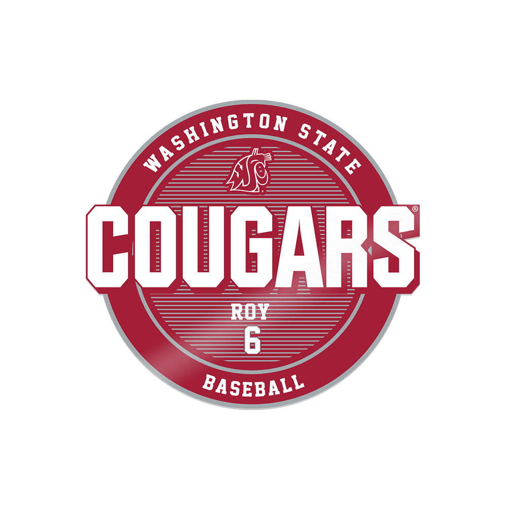 WSU - NCAA Baseball : Gavin Roy - Sticker-0
