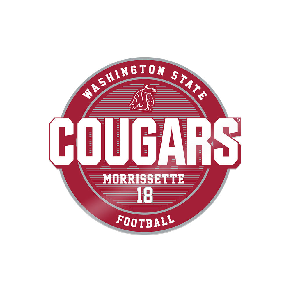 WSU - NCAA Football : Barry Morrissette - Sticker-0