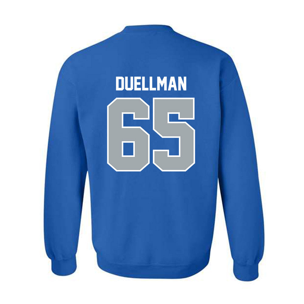 CNU - NCAA Football : Chris Duellman - Classic Shersey Crewneck Sweatshirt-1