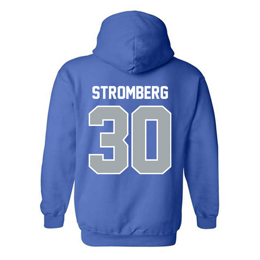 CNU - NCAA Men's Lacrosse : Jacob Stromberg - Classic Shersey Hooded Sweatshirt-1