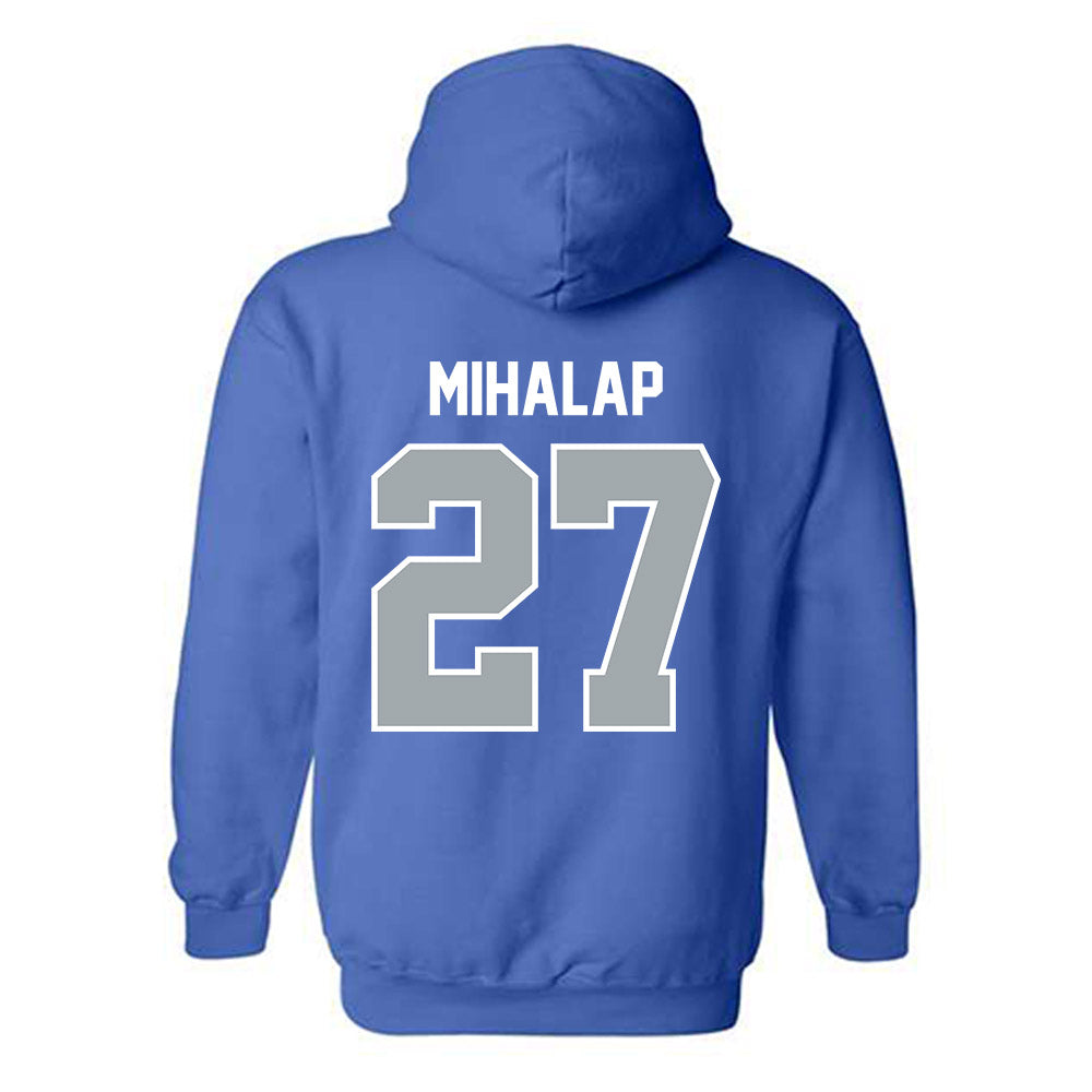 CNU - NCAA Football : Isaak Mihalap - Classic Shersey Hooded Sweatshirt-1