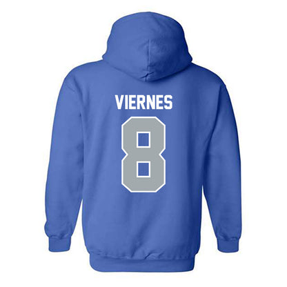 CNU - NCAA Football : Jayson Viernes - Classic Shersey Hooded Sweatshirt-1