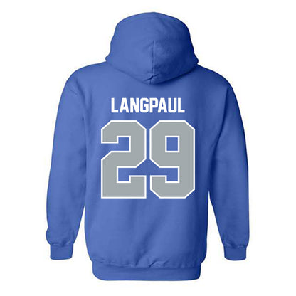 CNU - NCAA Football : Chase Langpaul - Classic Shersey Hooded Sweatshirt-1