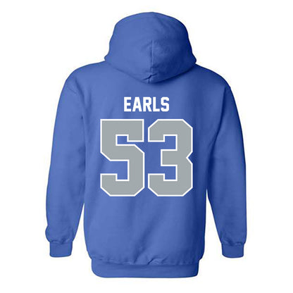 CNU - NCAA Men's Lacrosse : James Earls - Classic Shersey Hooded Sweatshirt-1