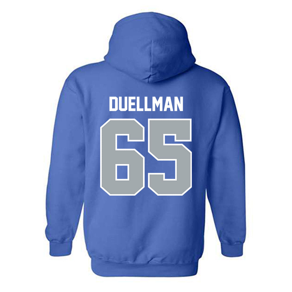 CNU - NCAA Football : Chris Duellman - Classic Shersey Hooded Sweatshirt-1