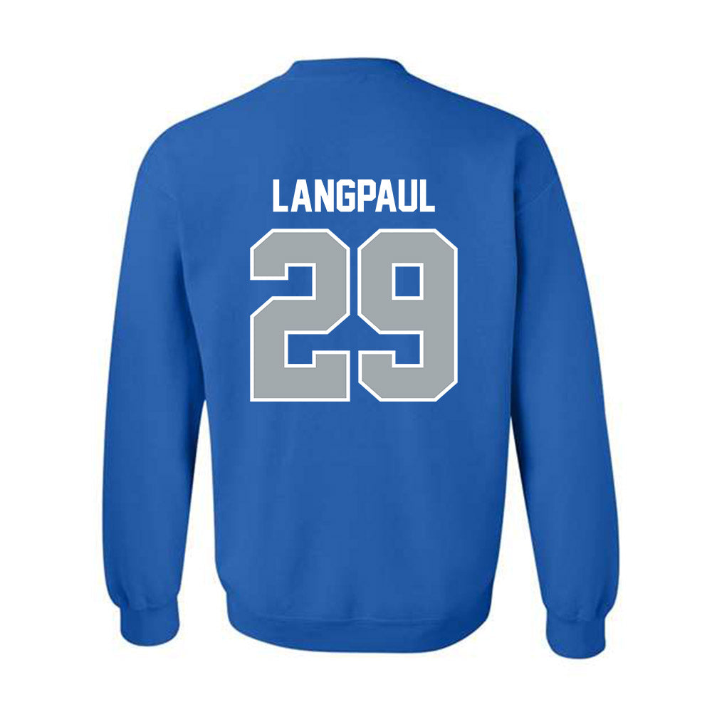 CNU - NCAA Football : Chase Langpaul - Classic Shersey Crewneck Sweatshirt-1