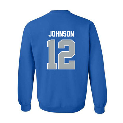 CNU - NCAA Football : Tahir Johnson - Classic Shersey Crewneck Sweatshirt-1