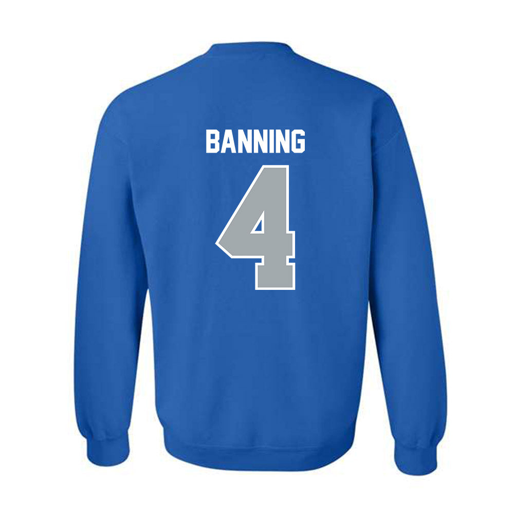 CNU - NCAA Football : Bryce Banning - Classic Shersey Crewneck Sweatshirt-1