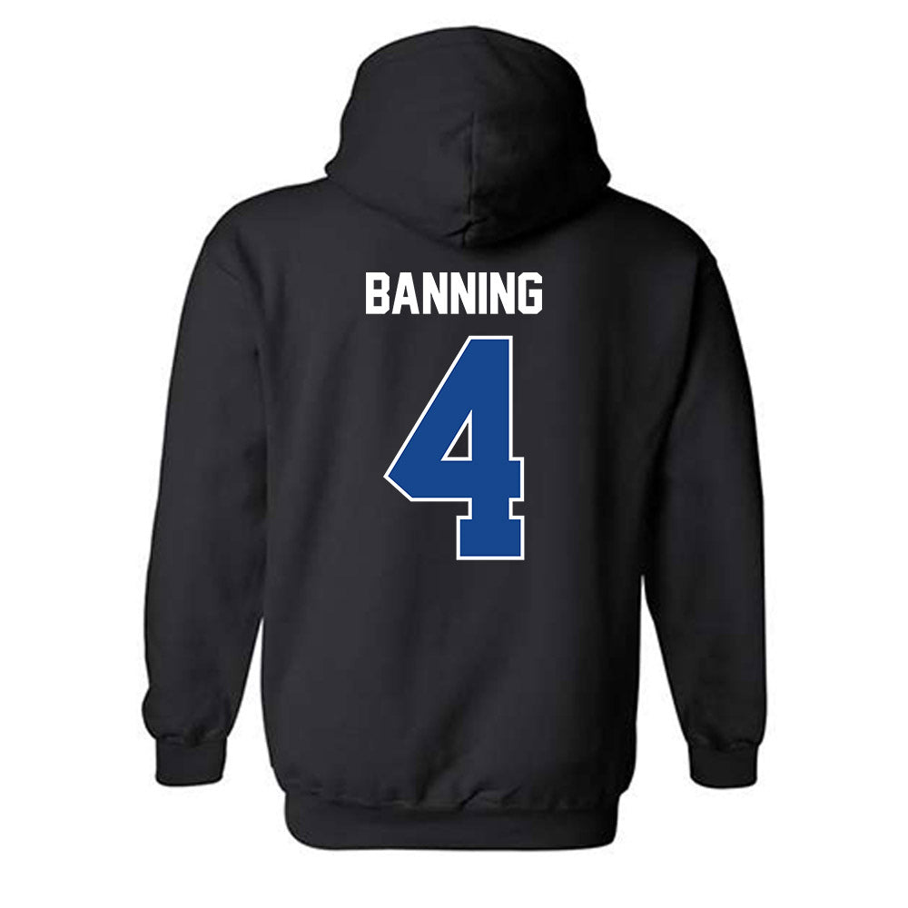 CNU - NCAA Football : Bryce Banning - Classic Shersey Hooded Sweatshirt-1