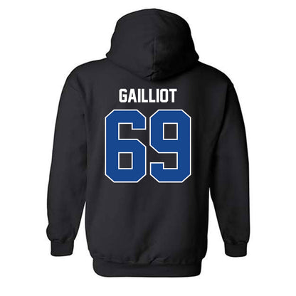 CNU - NCAA Football : Jackson Gailliot - Classic Shersey Hooded Sweatshirt-1