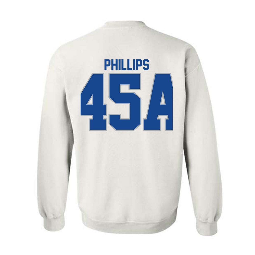CNU - NCAA Football : Thomas Phillips - Classic Shersey Crewneck Sweatshirt-1