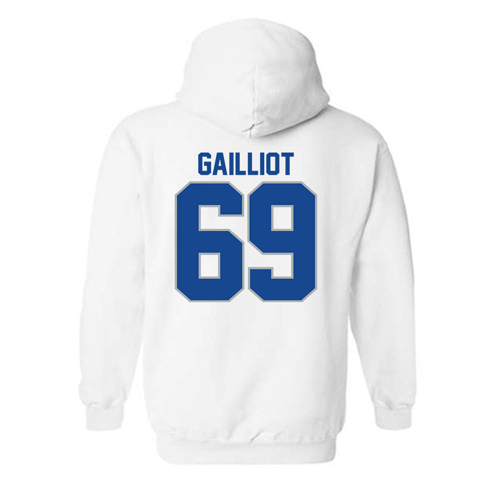 CNU - NCAA Football : Jackson Gailliot - Classic Shersey Hooded Sweatshirt-1