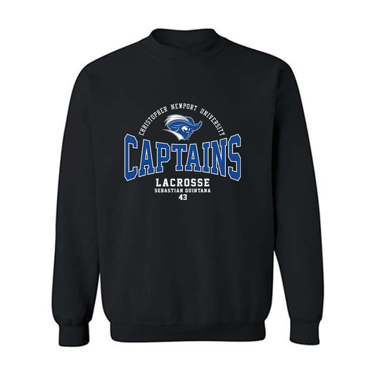 CNU - NCAA Men's Lacrosse : Sebastian Quintana - Classic Fashion Shersey Crewneck Sweatshirt-0
