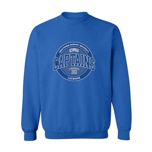 CNU - NCAA Men's Lacrosse : Jacob Stromberg - Classic Fashion Shersey Crewneck Sweatshirt-0