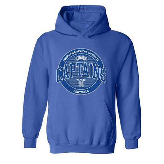 CNU - NCAA Football : Walker Conrad - Classic Fashion Shersey Hooded Sweatshirt-0