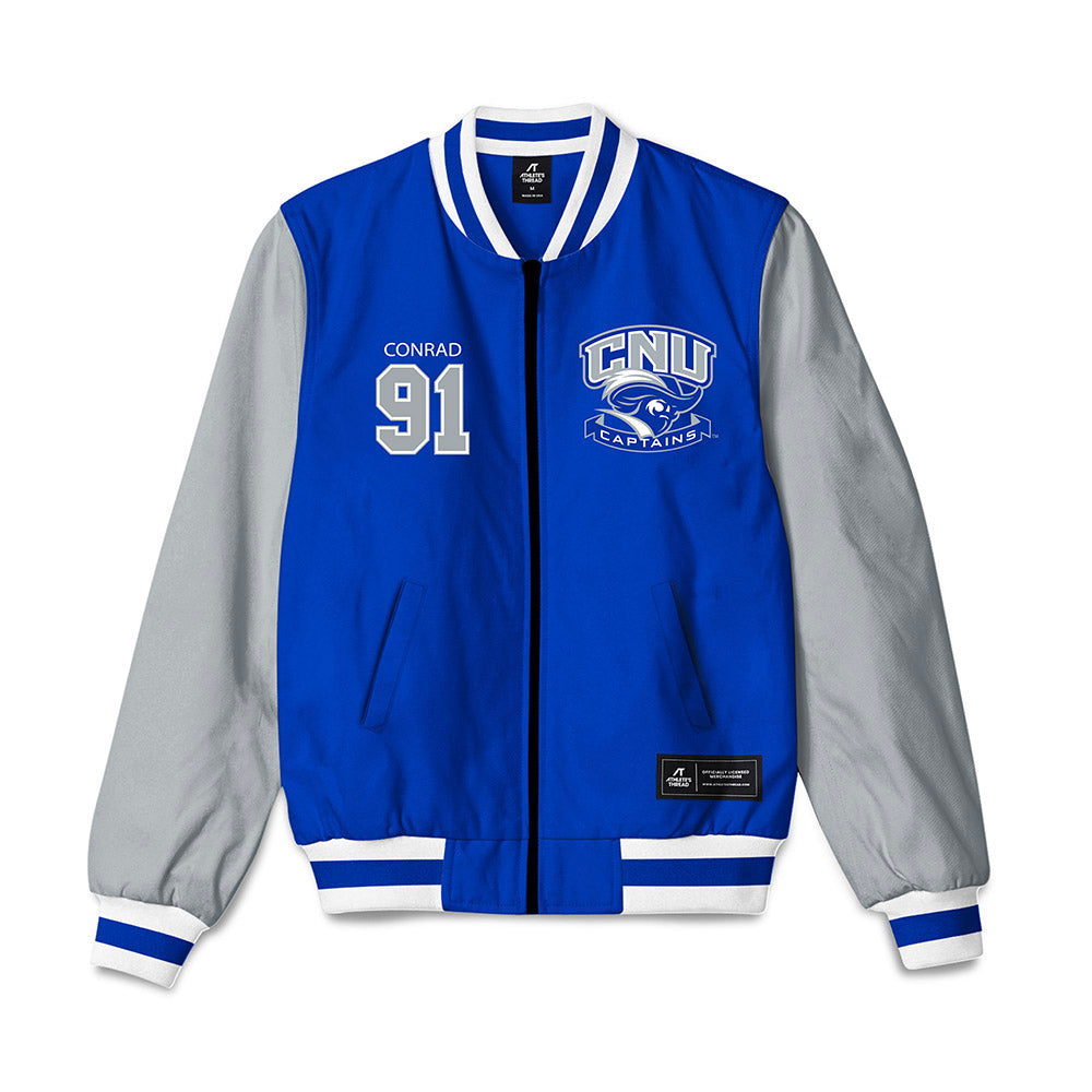 CNU - NCAA Football : Walker Conrad - Bomber Jacket-0