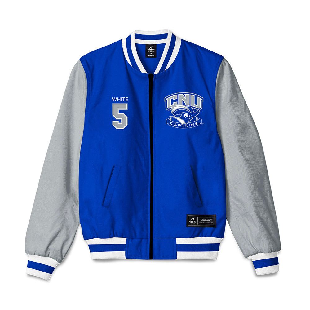 CNU - NCAA Football : Gunner White - Bomber Jacket-0