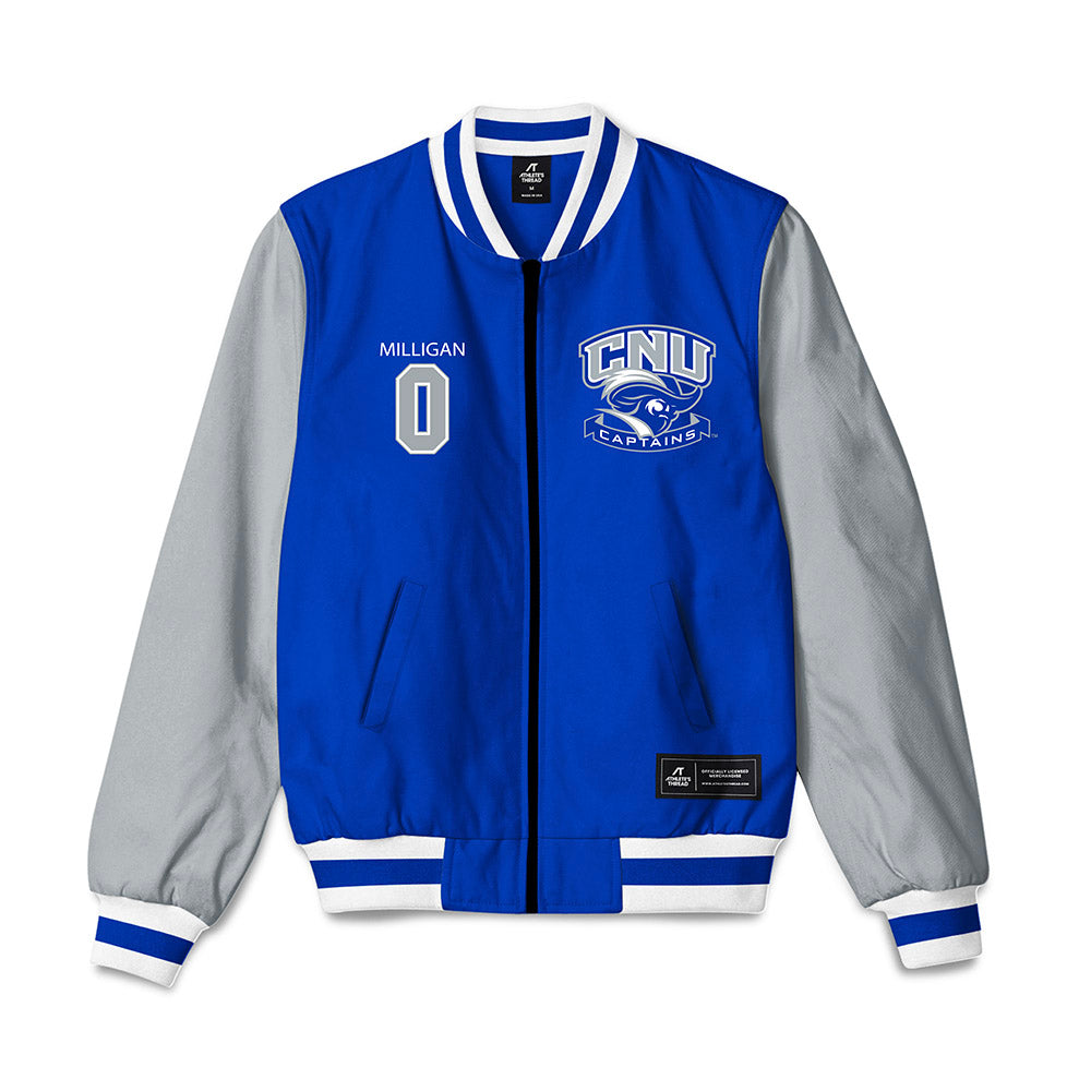 CNU - NCAA Men's Lacrosse : Ryan Milligan - Bomber Jacket-0
