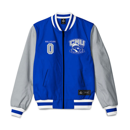 CNU - NCAA Men's Lacrosse : Ryan Milligan - Bomber Jacket-0