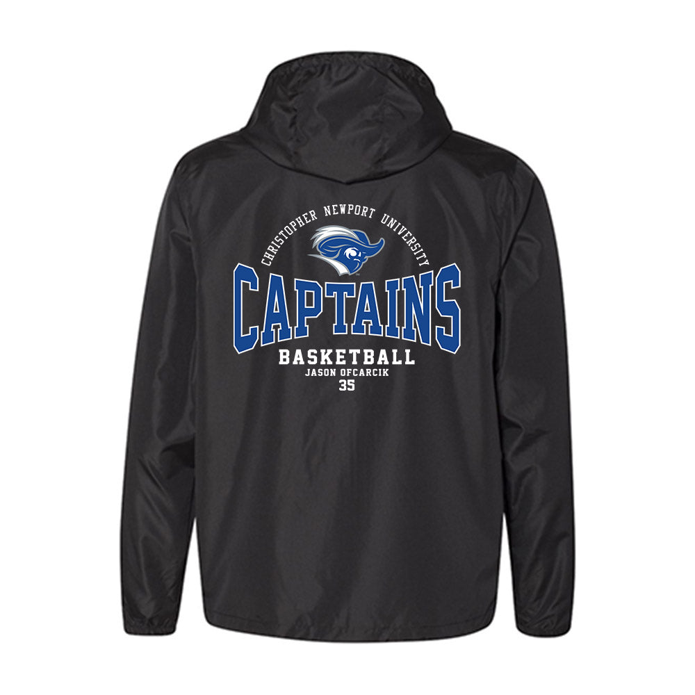 CNU - NCAA Men's Basketball : Jason Ofcarcik - Windbreaker-1