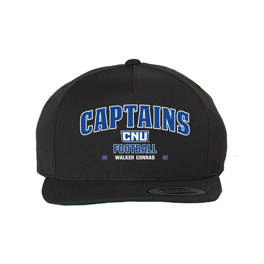 CNU - NCAA Football : Walker Conrad - Snapback Hat-0