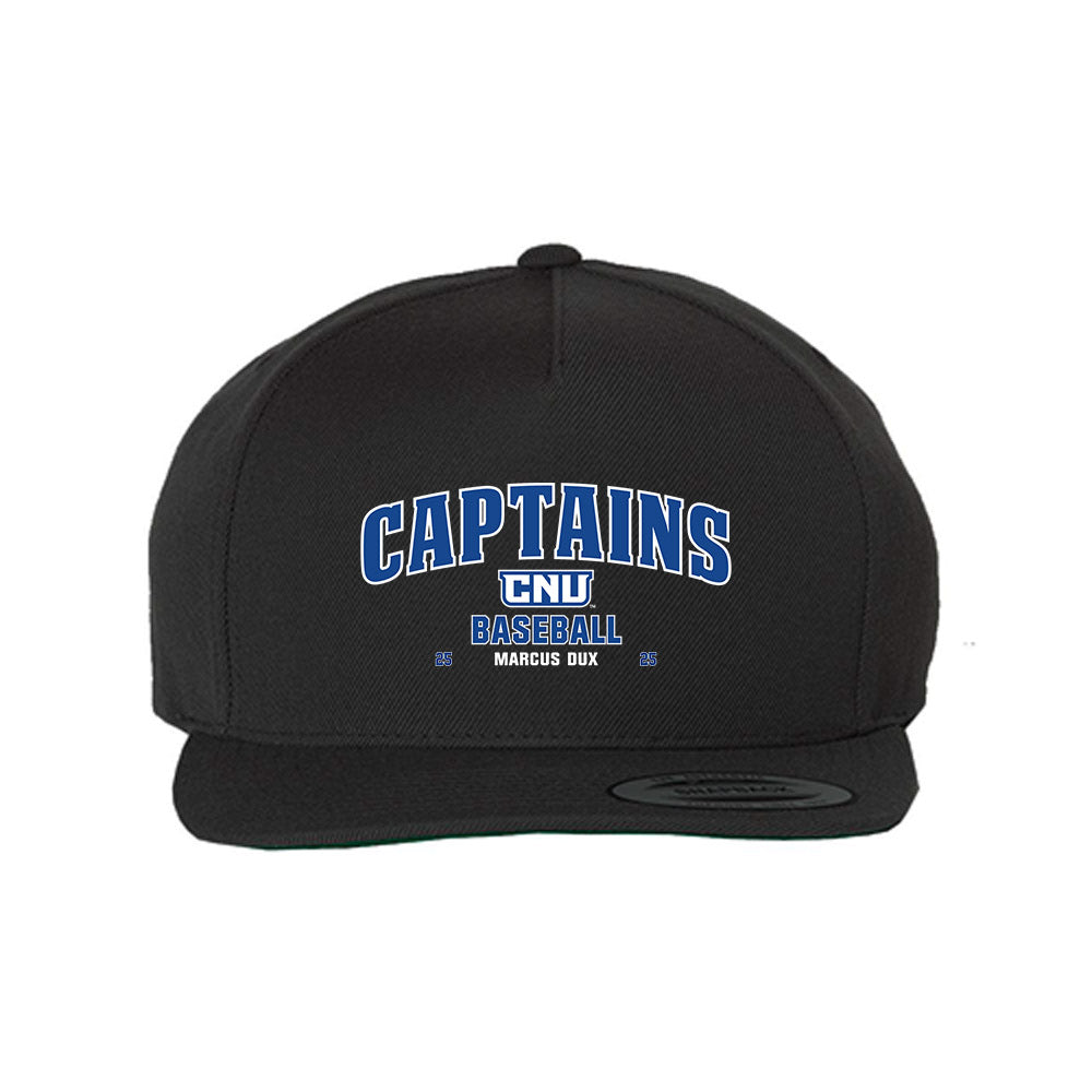 CNU - NCAA Baseball : Marcus Dux - Snapback Hat