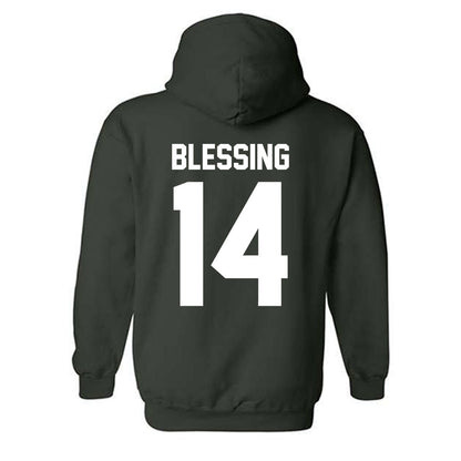 Cleveland State - NCAA Men's Lacrosse : Alec Blessing - Classic Shersey Hooded Sweatshirt-1